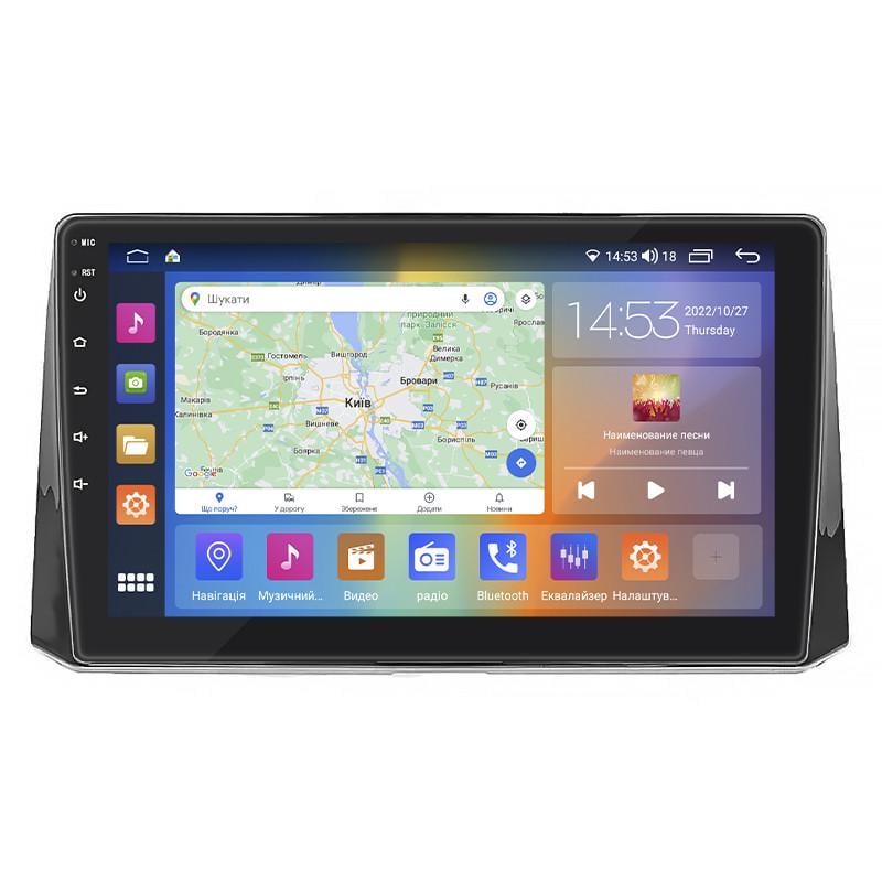 Автомагнитола штатная Lesko для TOYOta Corolla XII E210 2018-2025 10" 4/64Gb CarPlay 4G Wi-Fi GPS Prime