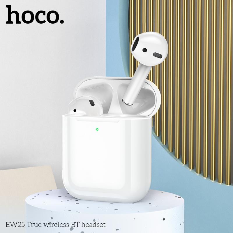 Навушники Hoco EW25 Stereo Bluetooth Headset White - фото 7