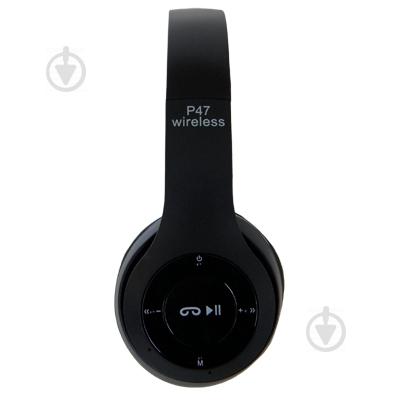 Навушники бездротові UKC P47 Bluetooth вбудований FM - фото 3