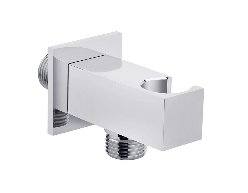 Підключення для шлангу з тримачем Perla квадратний 1/2" ЗЗ Хром (PUD-PSA2432)
