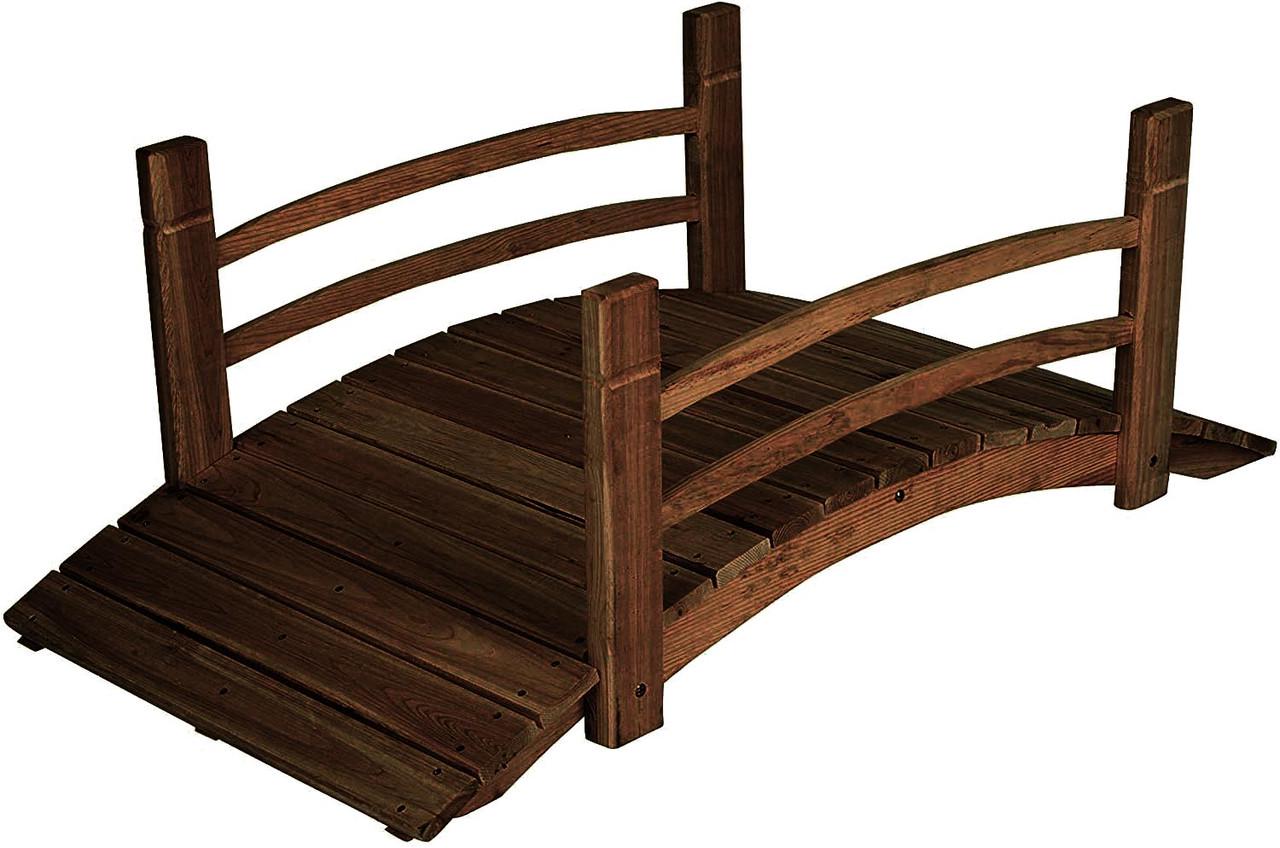 Мостик садовый из дерева Леорема Капучино (МОС-003609)
