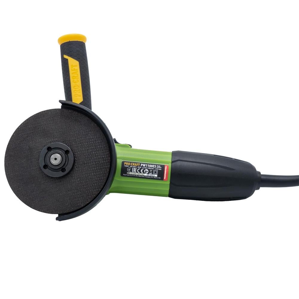 Кутошліфувальна машина ProCraft PW1100ES 125 мм 1100 Вт з регулюванням обертів (011004) - фото 6