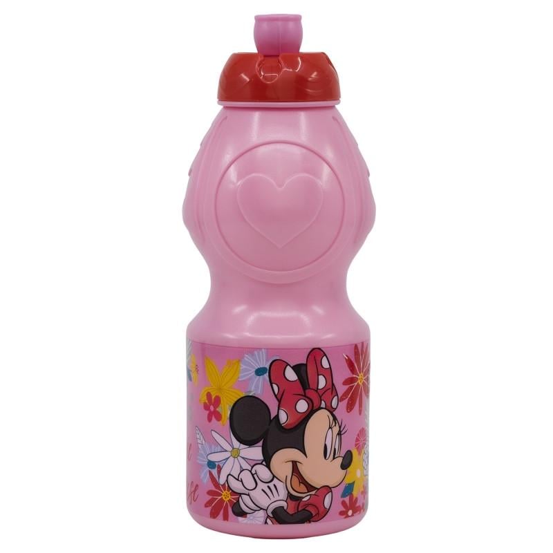 Бутылка для воды STOR Minnie Mouse 400 мл 18x6,5х6,5 см (2528177990)