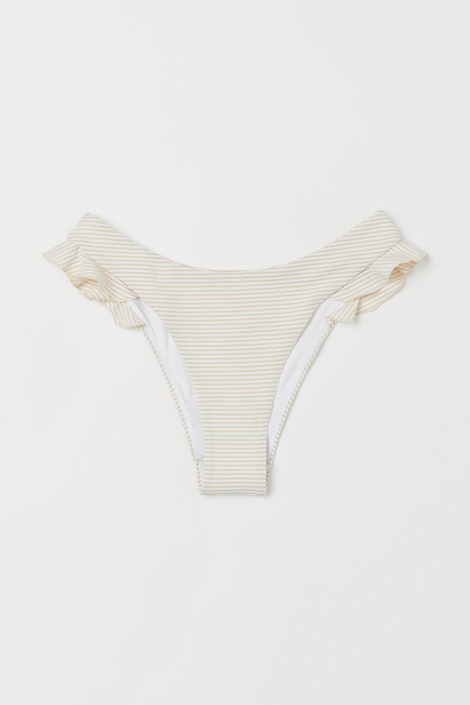 Трусики купальные H&M Полоска р. 44 Светло-бежевый (28108548301) Трусики купальные H&M Полоска р. 44 Светло-бежевый (28108548301)