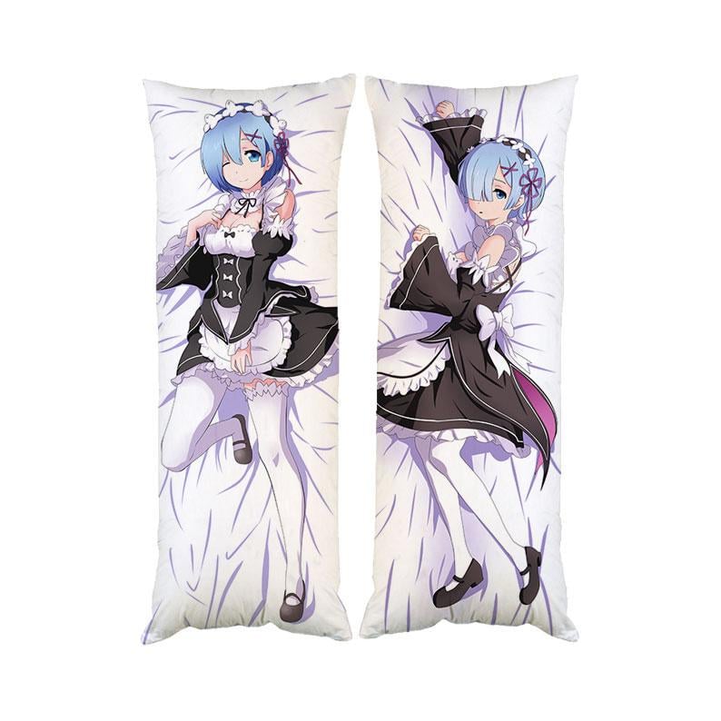 Подушка дакимакура декоративная Рэм Жизнь с Нуля Ре зеро Re Zero ростовая для обнимания 60x200 см (1834035000)