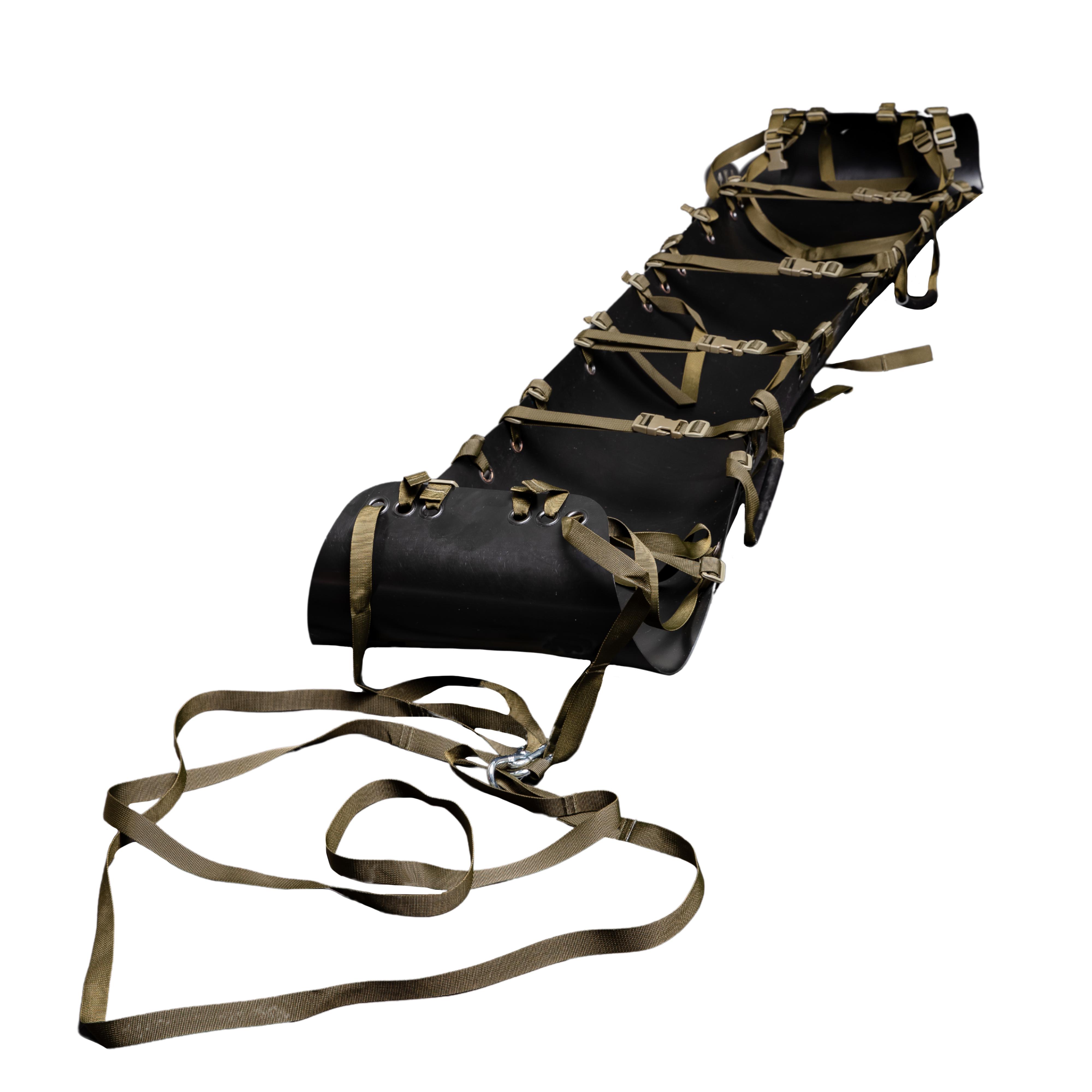 Носилки пластиковые волокуши ARES S 2200х500х2 мм Черный (0003)