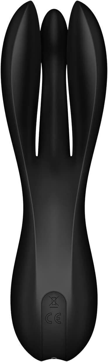 Вибратор клиторальный Satisfyer Threesome 2 3 гибкие пальчики/3 мотора Black (SX1214)