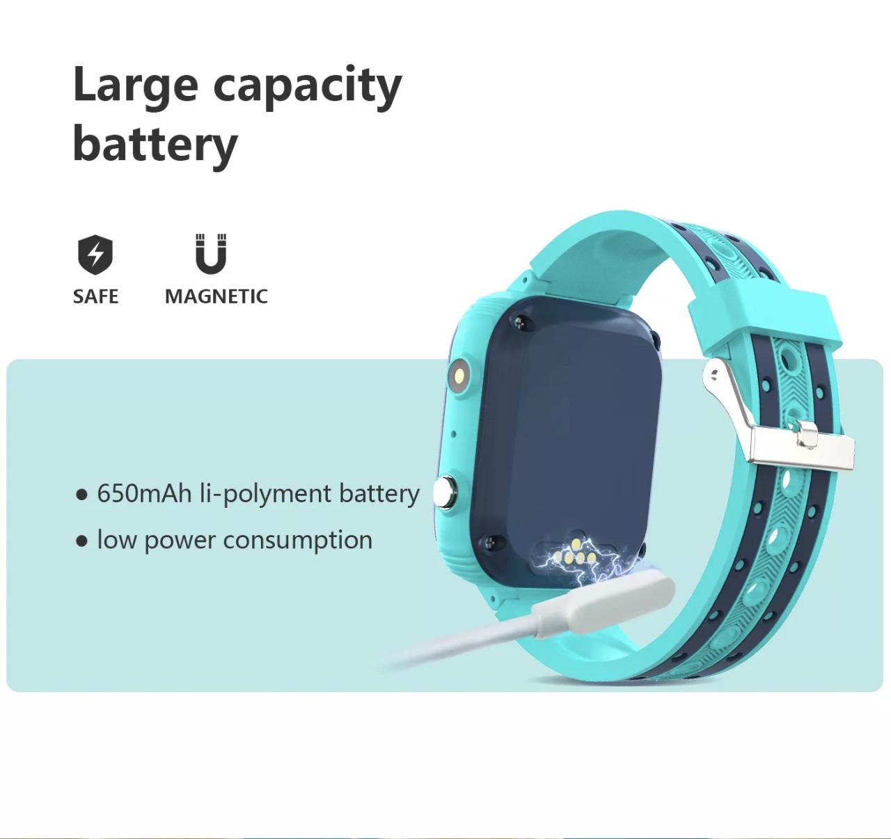 Смарт-годинник дитячий Lemfo LT21 GPS відеодзвінком 4G Зелений (26389310) - фото 6 Смарт-годинник дитячий Lemfo LT21 GPS відеодзвінком 4G Зелений (26389310) - фото 6