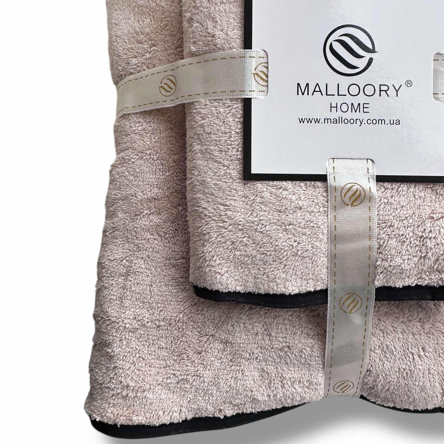 Комплект рушників із мікрофібри Malloory Home Бежевий (6616-1) - фото 2 Комплект рушників із мікрофібри Malloory Home Бежевий (6616-1) - фото 2