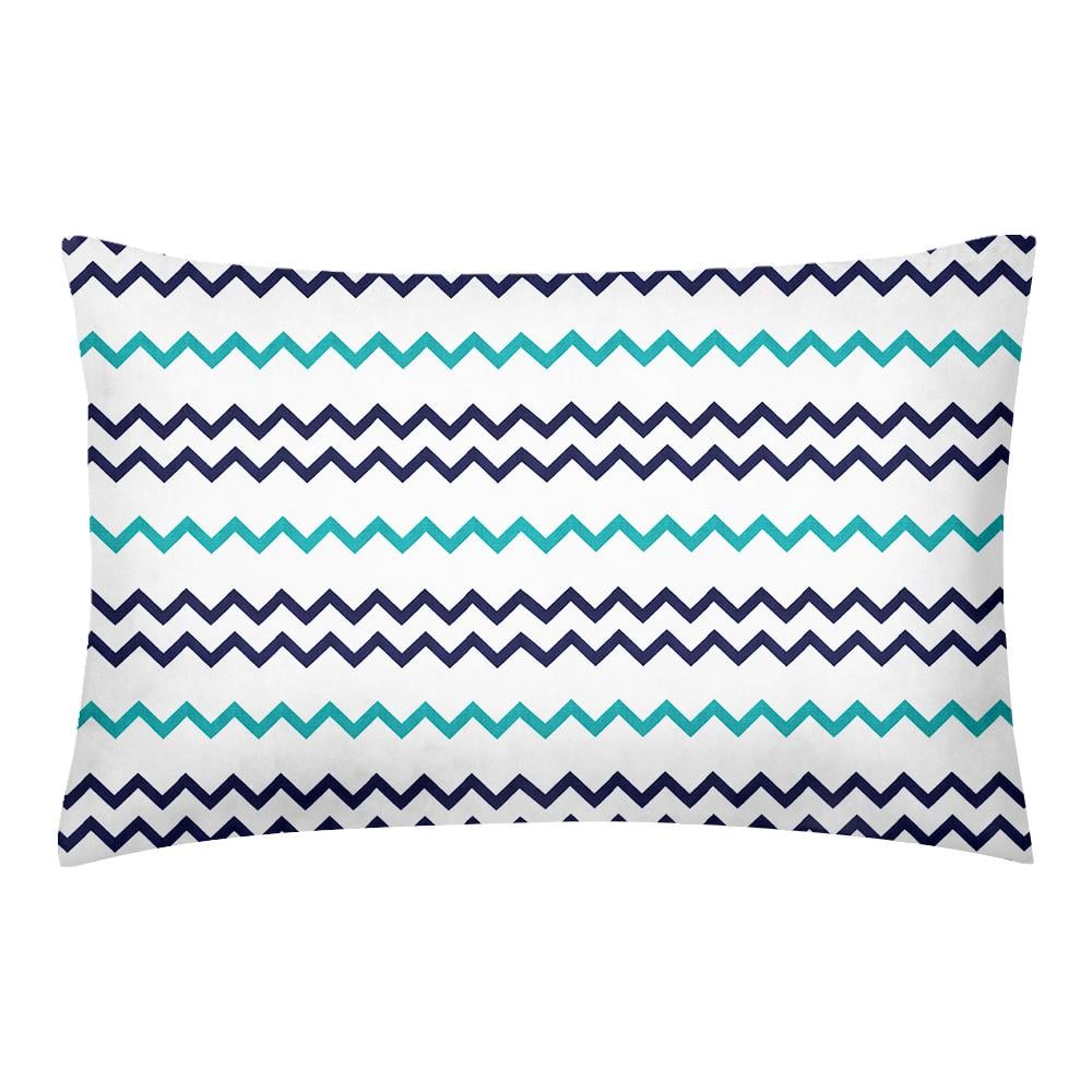 Наволочка евро ZIGZAG BLUE MINT 1 шт. 50х70 см