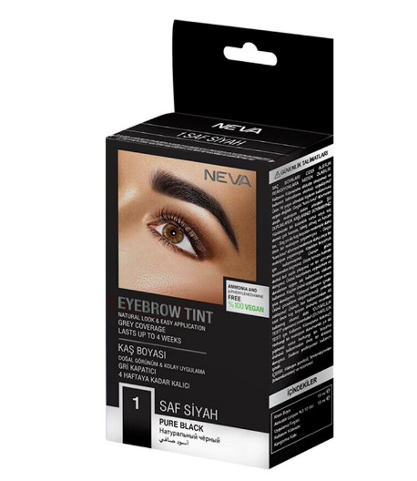 Краска для бровей EyeBrow Tint Neva 1/0 15 мл Черный