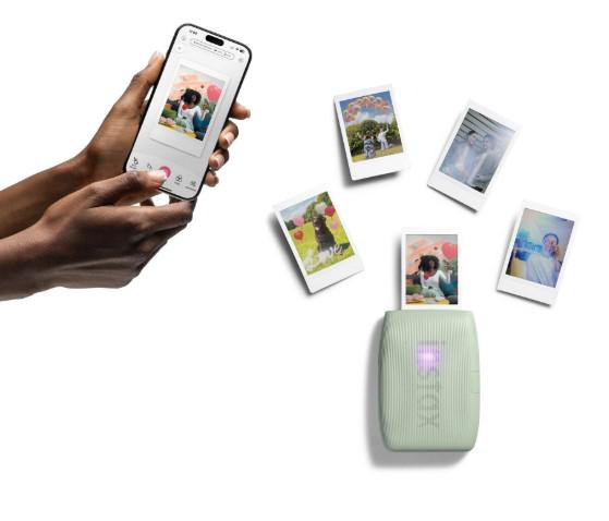 Фотопринтер Fujifilm Instax Mini Link 3 Sage Green (16832235) - фото 6 Фотопринтер Fujifilm Instax Mini Link 3 Sage Green (16832235) - фото 6