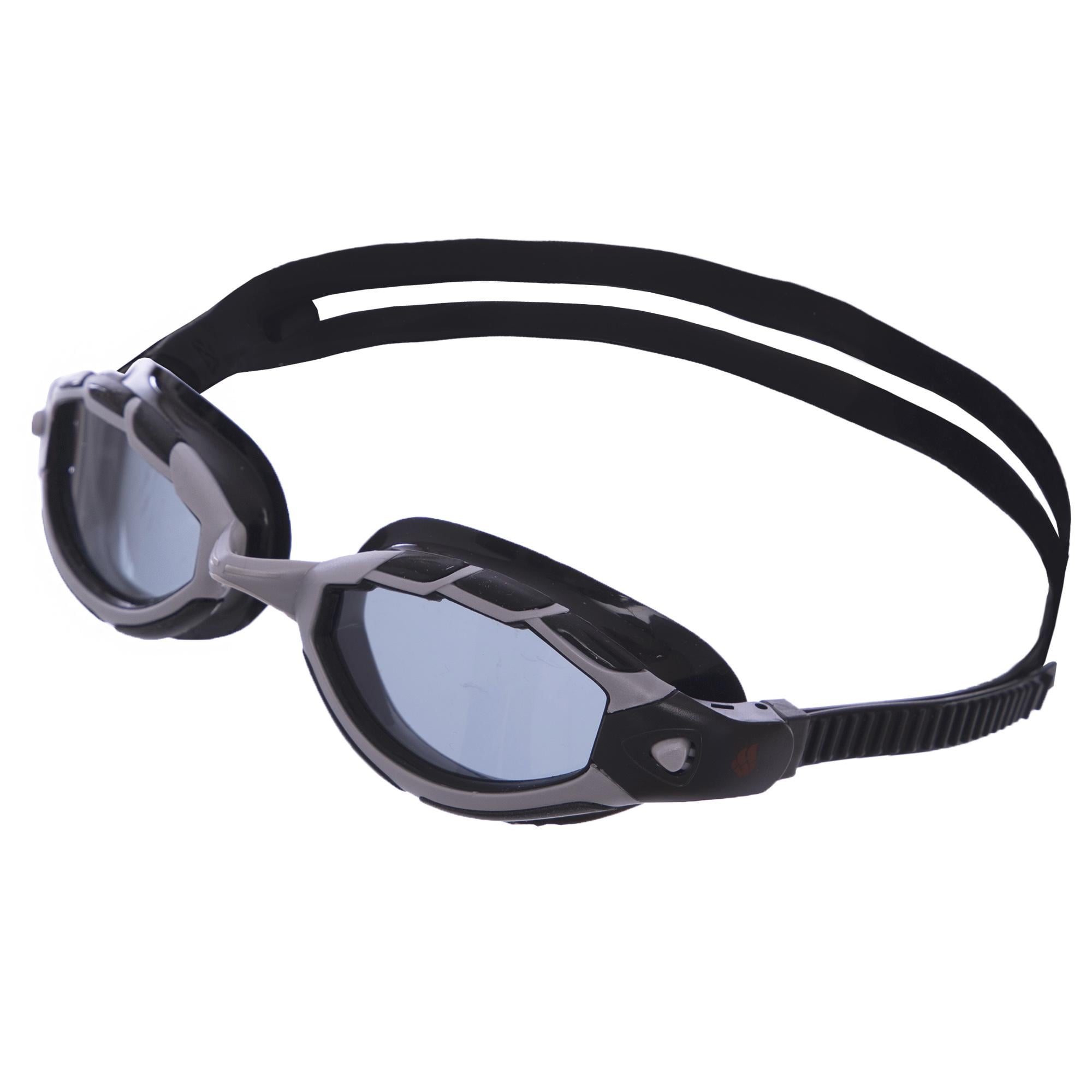 Очки для плавания взрослые MadWave SHARK M043107 Синий (M043107_Синий)