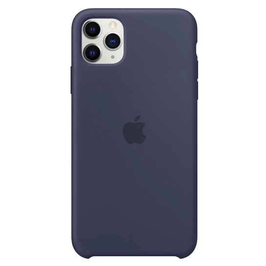 Оригінальний силіконовий чохол на Apple Iphone 11 Pro Max Midnight Blue