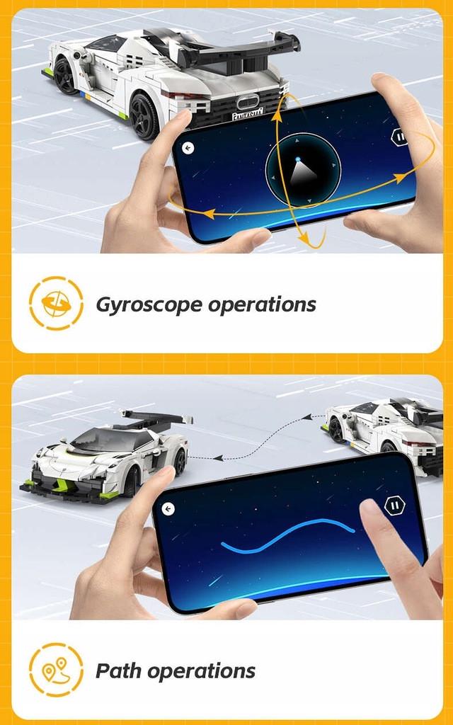 Конструктор детский CaDa Fantasma Race Car Vehicle Машина для радиоуправления для мальчика 322 дет. (22774746) - фото 7 Конструктор детский CaDa Fantasma Race Car Vehicle Машина для радиоуправления для мальчика 322 дет. (22774746) - фото 7