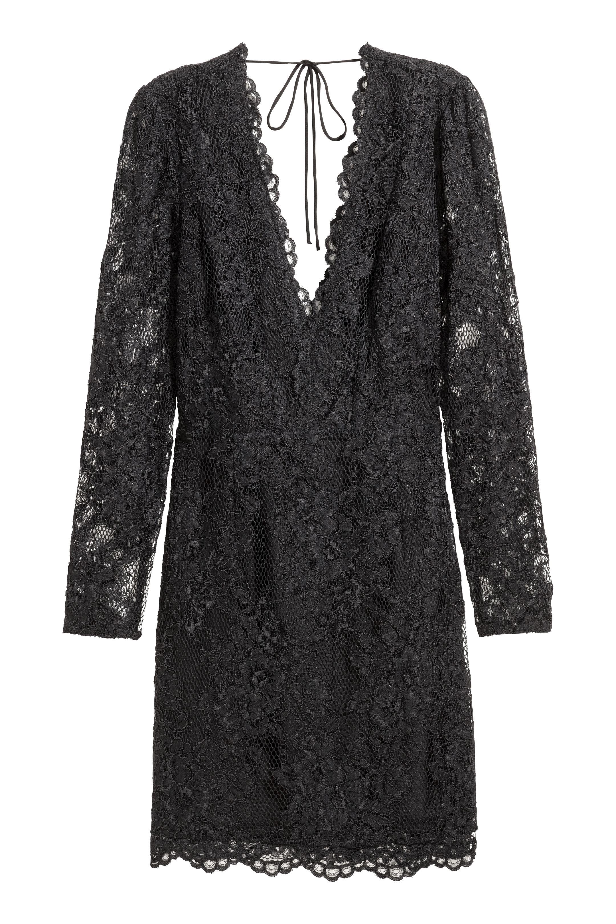 Платье H&M р. 32 Черный (5923036)