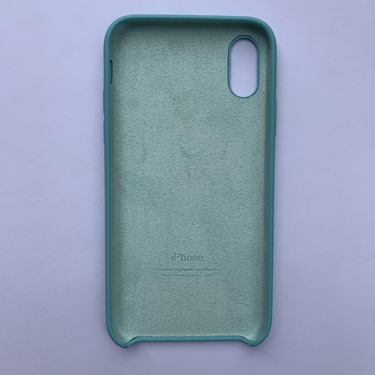 Чехол Silicone Case для Apple iPhone X, XS Turquoise - фото 2