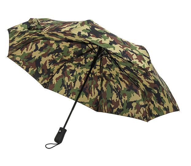 Зонтик-автомат складной Military 8 спиц купол 110 см Brown (28587924) - фото 2 Зонтик-автомат складной Military 8 спиц купол 110 см Brown (28587924) - фото 2
