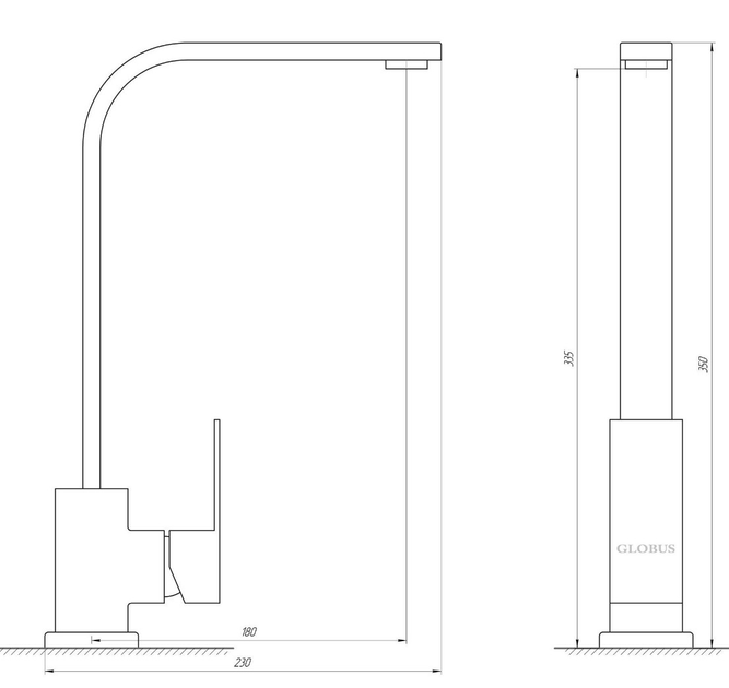 Змішувач для кухні Globus Lux SICILIA SBQ-203 S - фото 4