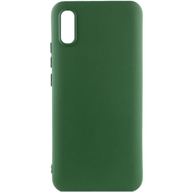 Противоударный чехол Silicone Cover Lakshmi Full Camera (AA) для Xiaomi Redmi 9A Dark Green