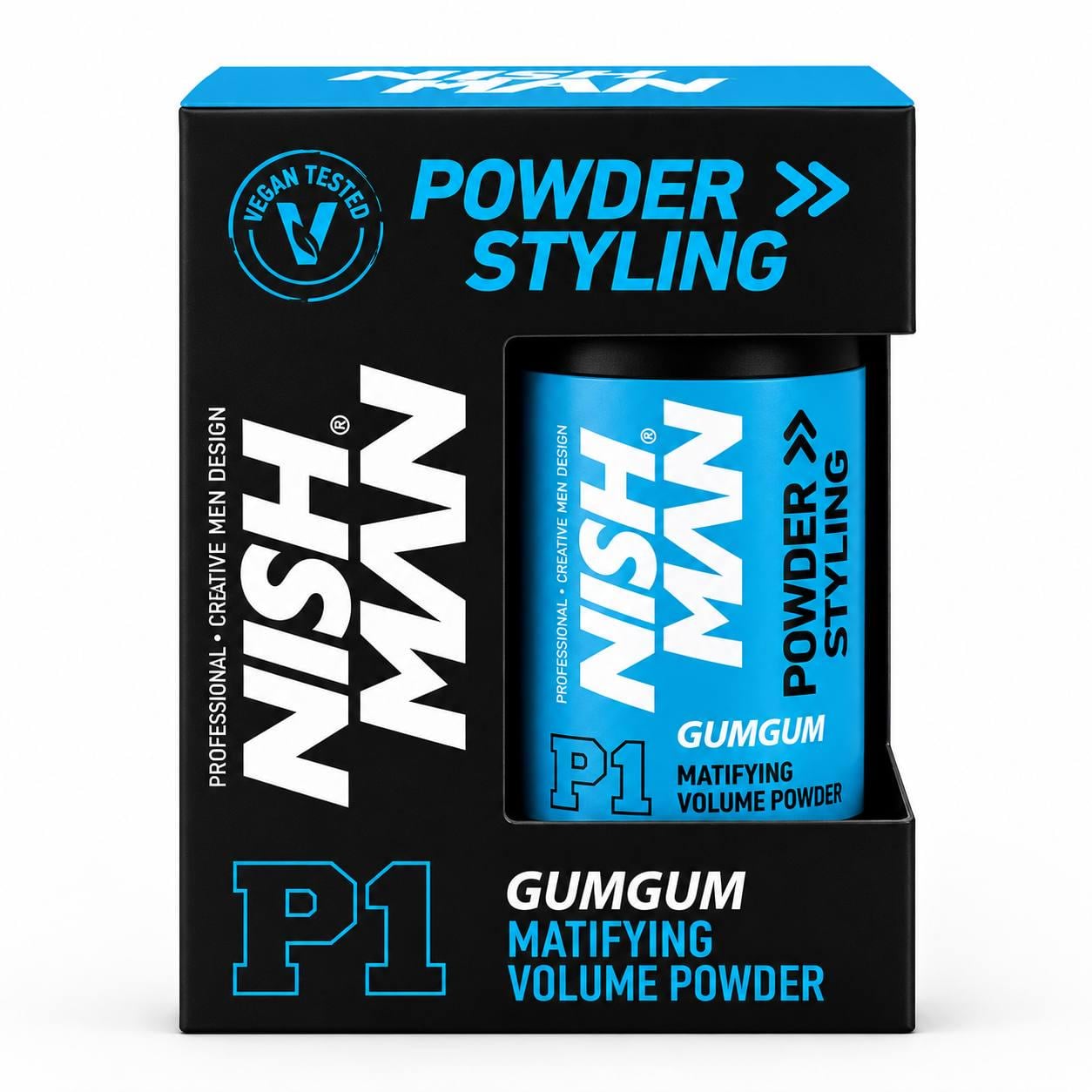 Пудра для волосся Nishman P1 Gum Gum Matte Finish Volume Powder 20 г (NMN-104-P1-1)