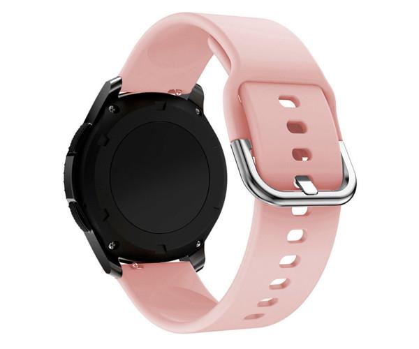Ремешок Silicone Design для Samsung/Amazfit/Huawei 20 мм Sand Pink