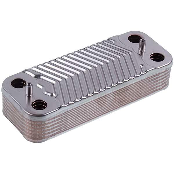 Теплообменник пластинчатый для газового котла Viessmann 7825534 14 пластин (00000049567)