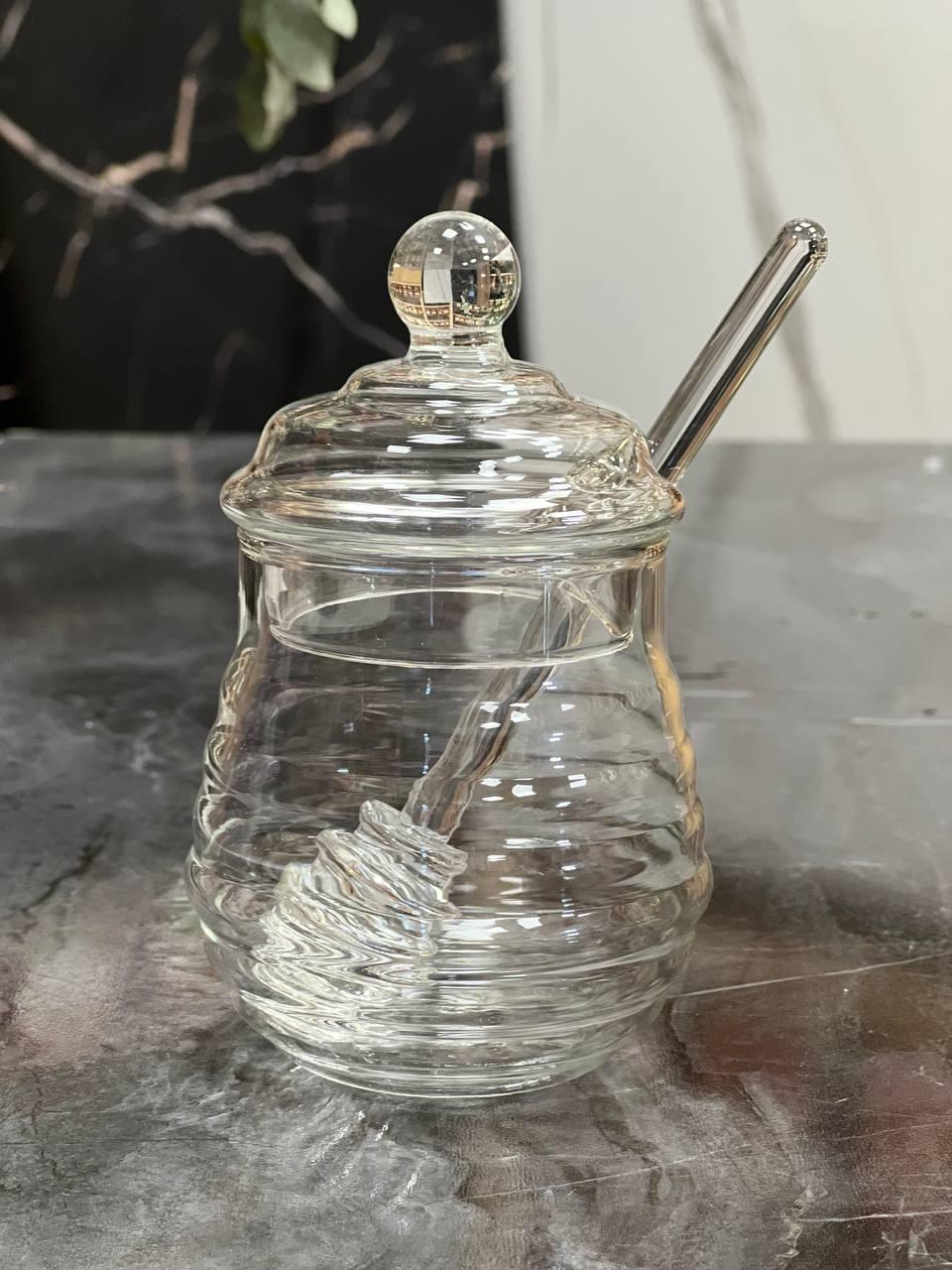 Медовница стеклянная Хани 280 мл Прозрачная (8030-479)