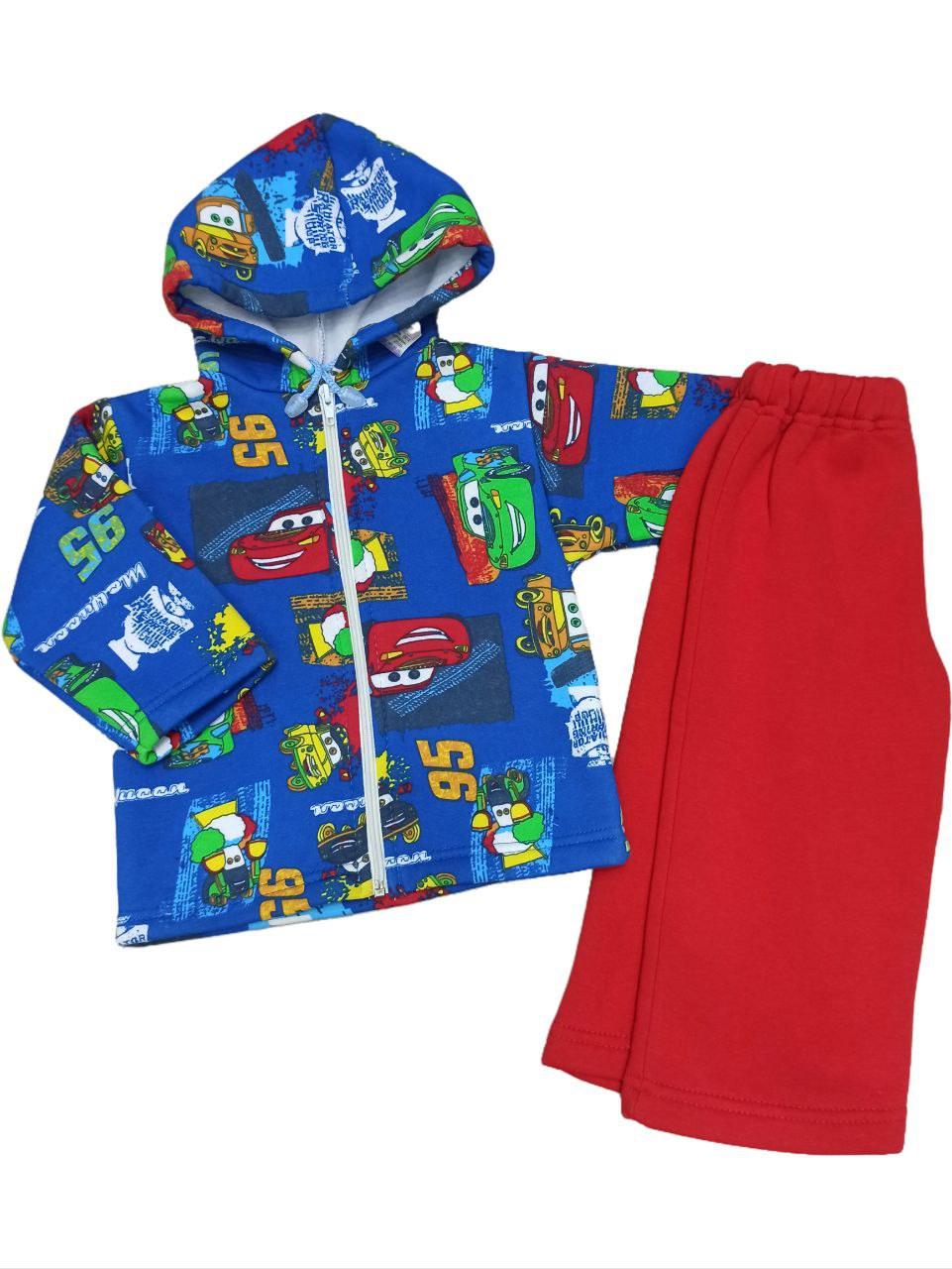 Костюм утепленный на мальчика 213 р. 26 74-80 см Синий