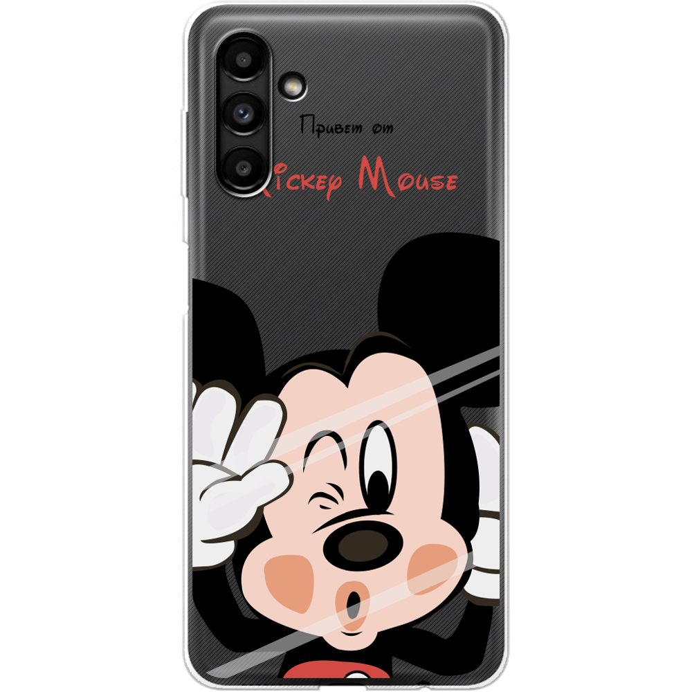 Чехол BoxFace Samsung Galaxy A13 (A136) Mister M Прозрачный силикон (44113-cc58-44113)