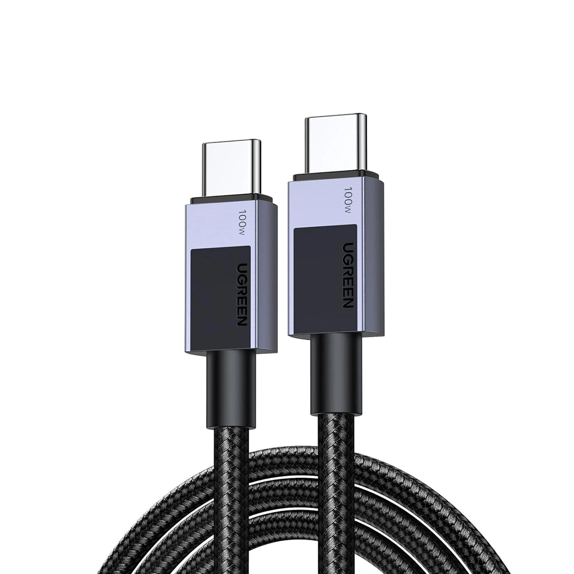 Кабель UGREEN 35985 USB-C TO USB-C Cable 100W PD Fast Charging Cable для iPhone 15/Plus/Pro/Pro Max 0,5 м (35985)