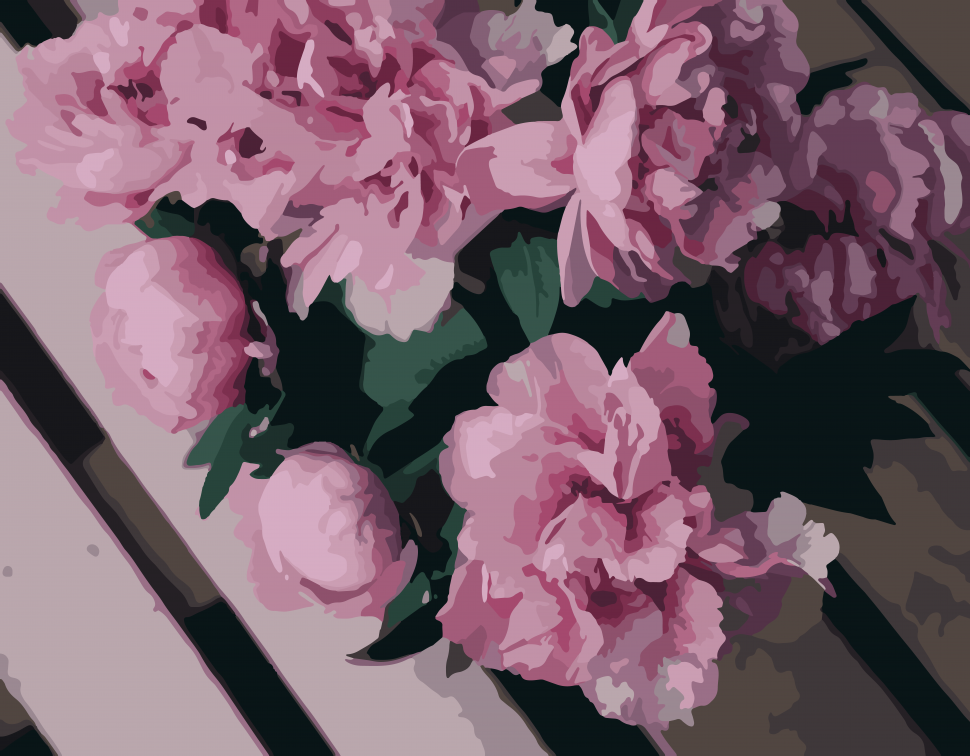 Картина по номерам Art Craft Пион Катарина 40х50 см (13110-AC)