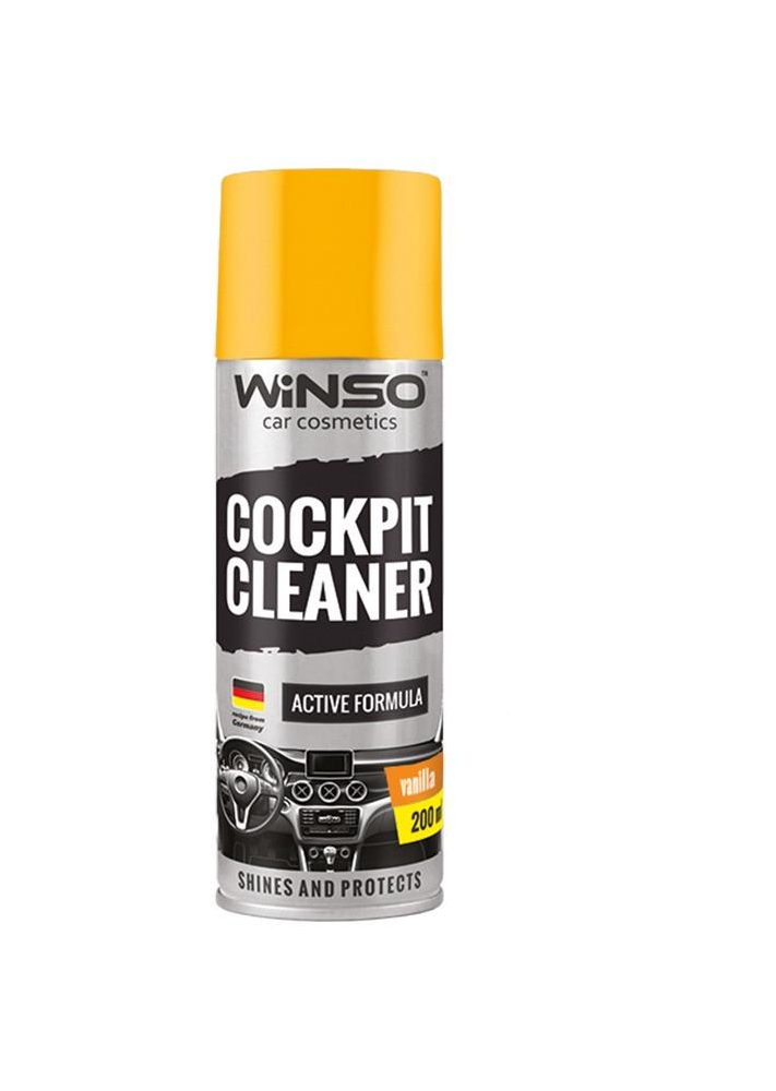 Полироль для пластика WINSO Cockpit Cleaner Vanilla 200 мл (820230)