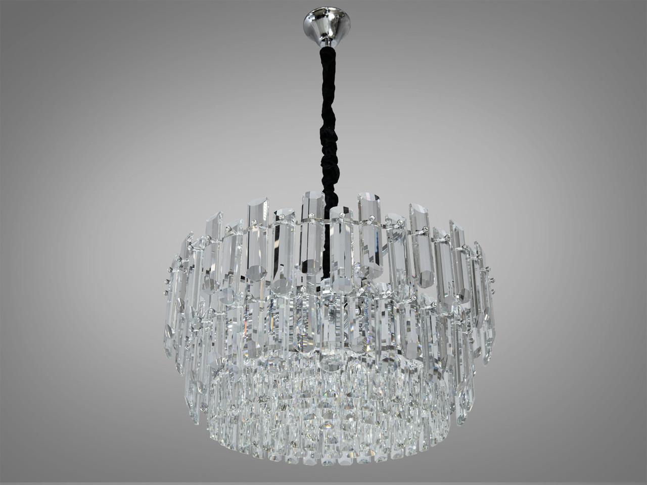 Люстра хрустальная на 11 ламп 2020/600CH Хром