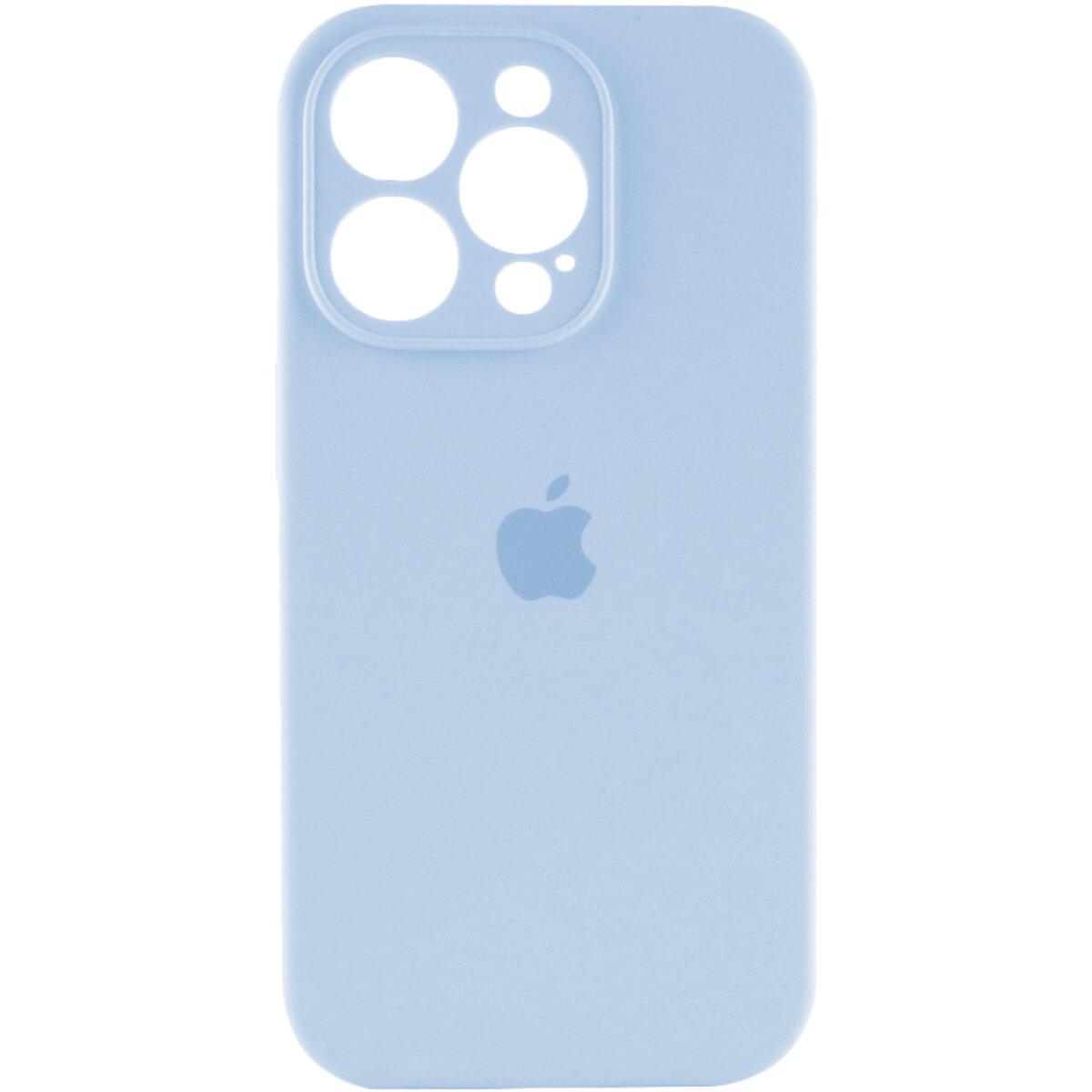 Протиударний чохол для Apple iPhone 13 Pro Max Silicone Full Case AA Camera Protect / Mist Blue