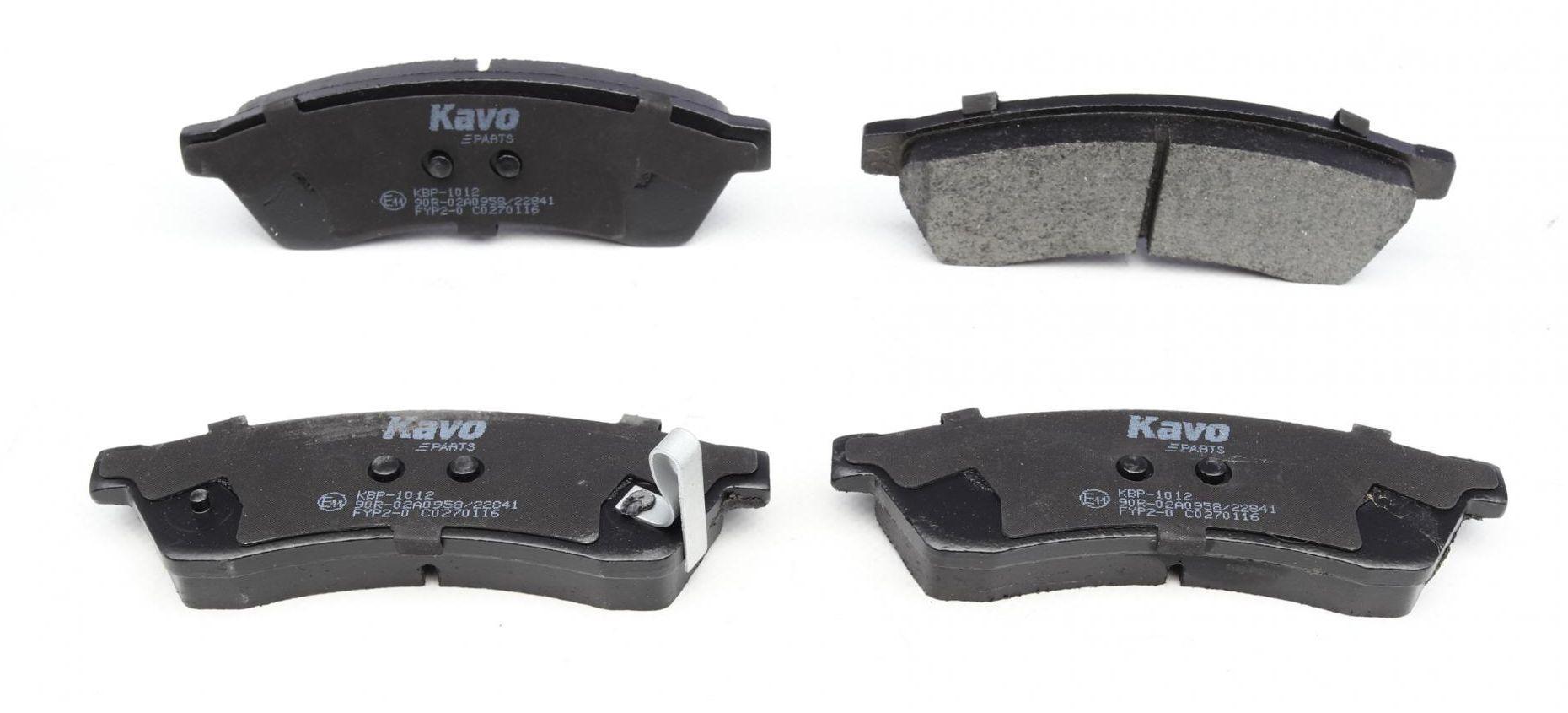 Колодки тормозные задние KAVO PARTS Chevrolet Epica 2.0-2.5 05- (KBP-1012)