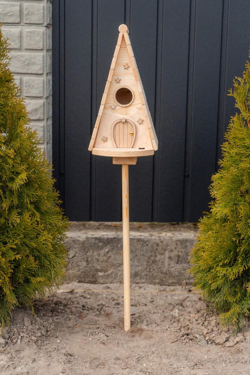 Дом для птиц Андромеда из древесины 325х290х210 мм - фото 9 Дом для птиц Андромеда из древесины 325х290х210 мм - фото 9