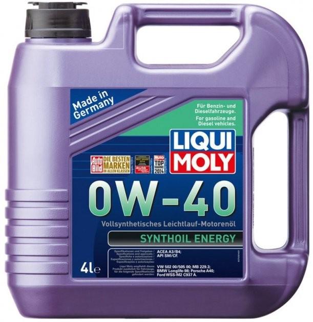 ᐉ Масло моторное Liqui Moly Synthoil Energy 0W-40 4 л