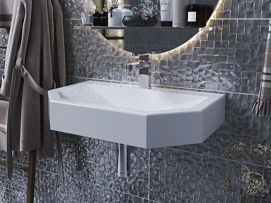 Умивальник підвісний Status Convers 60 White (675) - фото 3