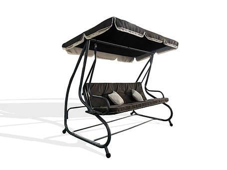 Гойдалка садова 4 містна Avko Relax Plus ARSC18722 розкладна Brown - фото 1 Гойдалка садова 4 містна Avko Relax Plus ARSC18722 розкладна Brown - фото 1