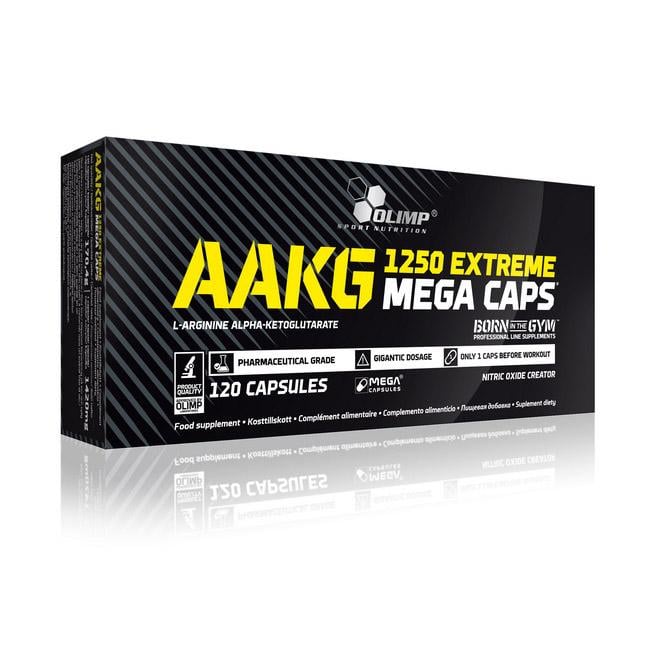 Аргинин Olimp AAKG 1250 мг Extreme Mega Caps 120 капс. на 40 дней