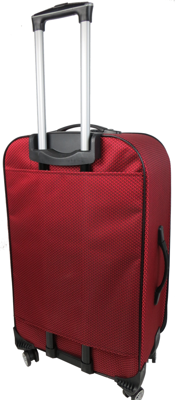 Чемодан на колесах Gedox GD Polo тканевый большой в клетку 100 л Красный - фото 4 Чемодан на колесах Gedox GD Polo тканевый большой в клетку 100 л Красный - фото 4