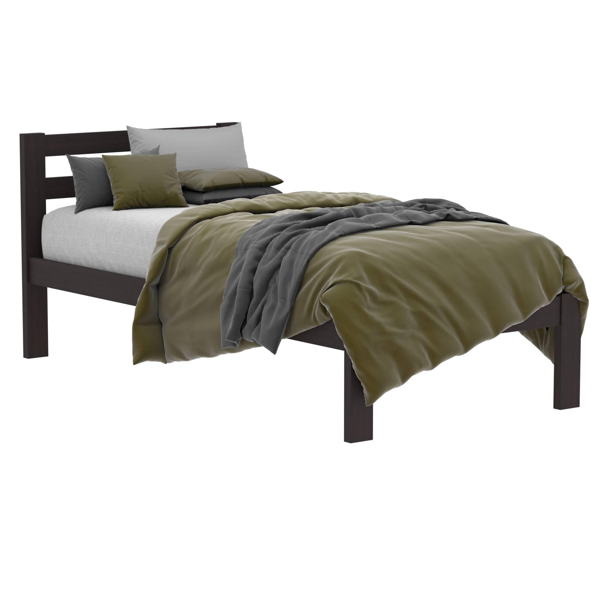 Ліжко дерево Класик односпальне 90х190 см Венге (380285)