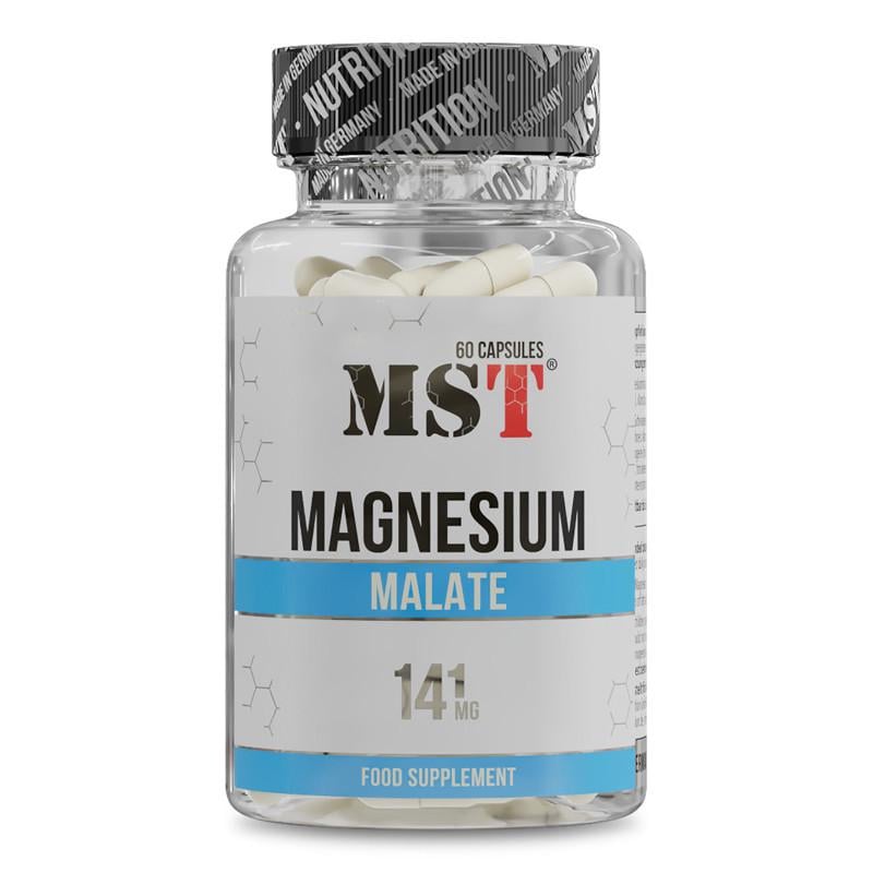 Магний MST Magnesium Malate 141 mg 60 капс. (23053-01)