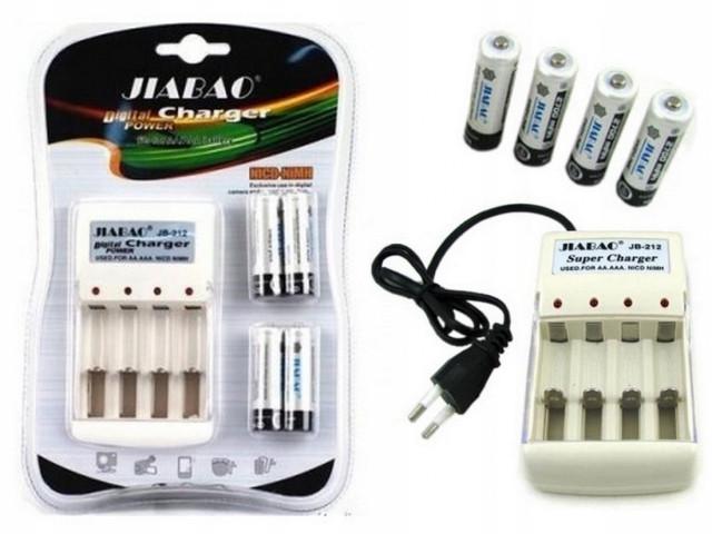 Зарядний пристрій Jiabao JB-212 з акумуляторами 4 шт. 2500 mAh (564853349) - фото 4