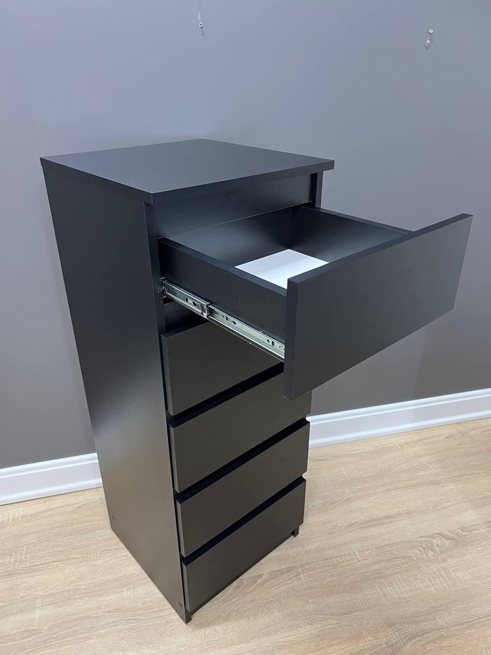 Комод Дакар 5 шухляд 400х1050х410 мм Чорний - фото 2 Комод Дакар 5 шухляд 400х1050х410 мм Чорний - фото 2