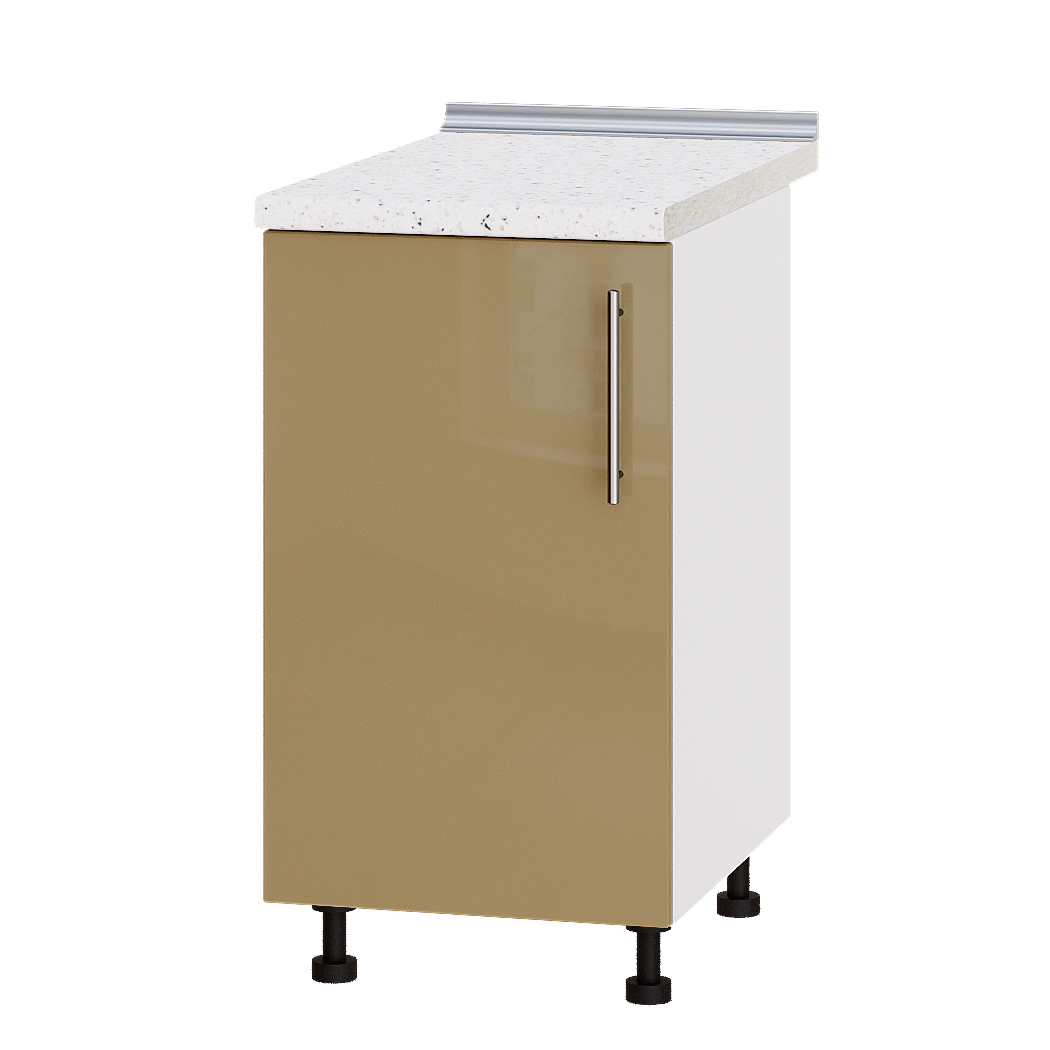 Шкаф нижний Эверест Модерн модуль Низ Н83-450 45х47х85 см Мокко глянец/Белый (02898)