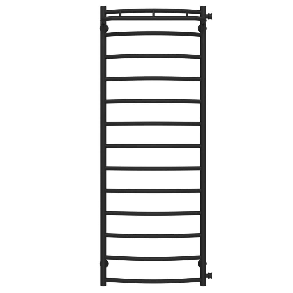 Полотенцесушитель водяной Deffi Классик N П13 боковое правое подключение нержавеющая сталь 500х1400 мм Черный (C.KN.140.50.13.B.C)