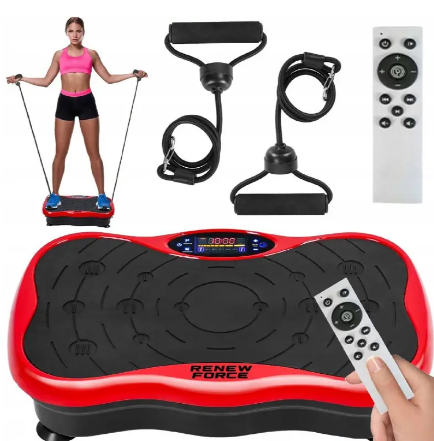 Віброплатформа Renew Force ProFit 150 з еспандерами і Bluetooth - фото 4 Віброплатформа Renew Force ProFit 150 з еспандерами і Bluetooth - фото 4