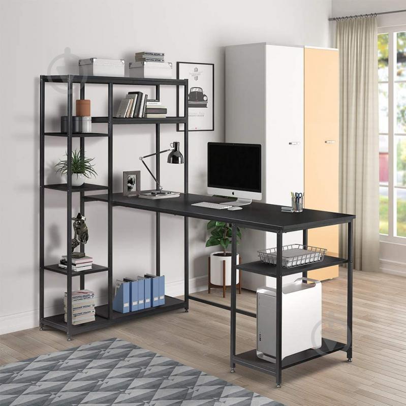 Стол письменный GoodsMetall из металла с полками в стиле Лофт 1600х900х760 СП119